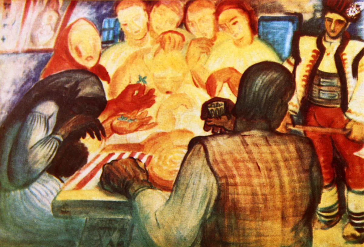 Федор Манайло. Проводы невесты (1940).