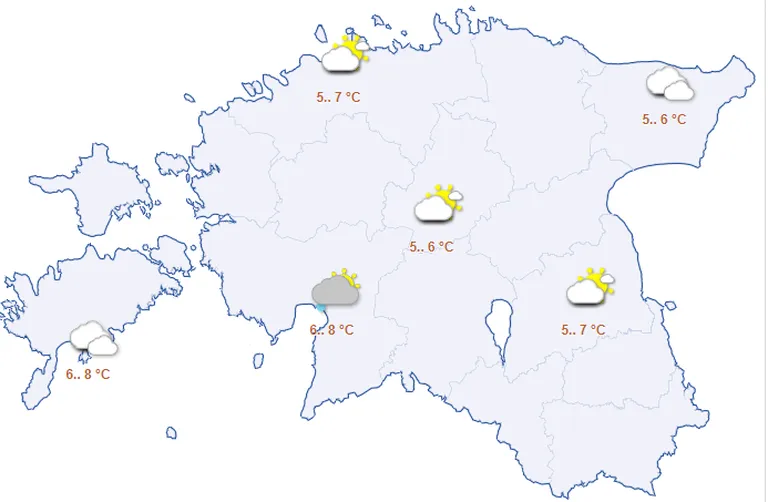 Ilm kolmapäeval
