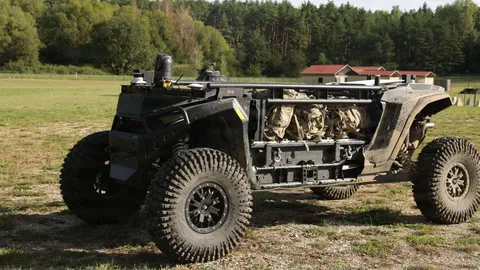 USA armee näitas Saksamaal oma uut maismaarobotit