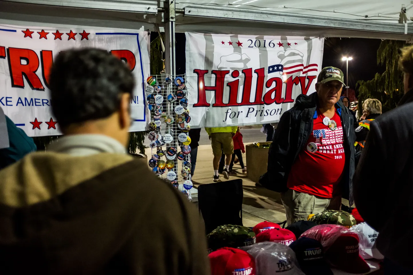 Trumpi kampaaniaüritus Pennsylvania osariigis Hershey's.