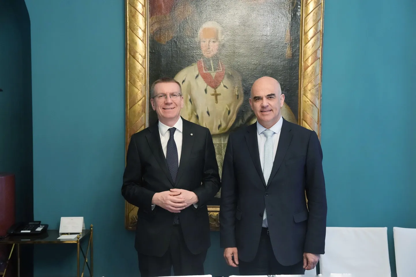 Valsts prezidenta Edgara Rinkēviča tikšanās ar Eiropas Padomes ģenerālsekretāru Alēnu Bersē Minhenes drošības konferencē 14. februārī
