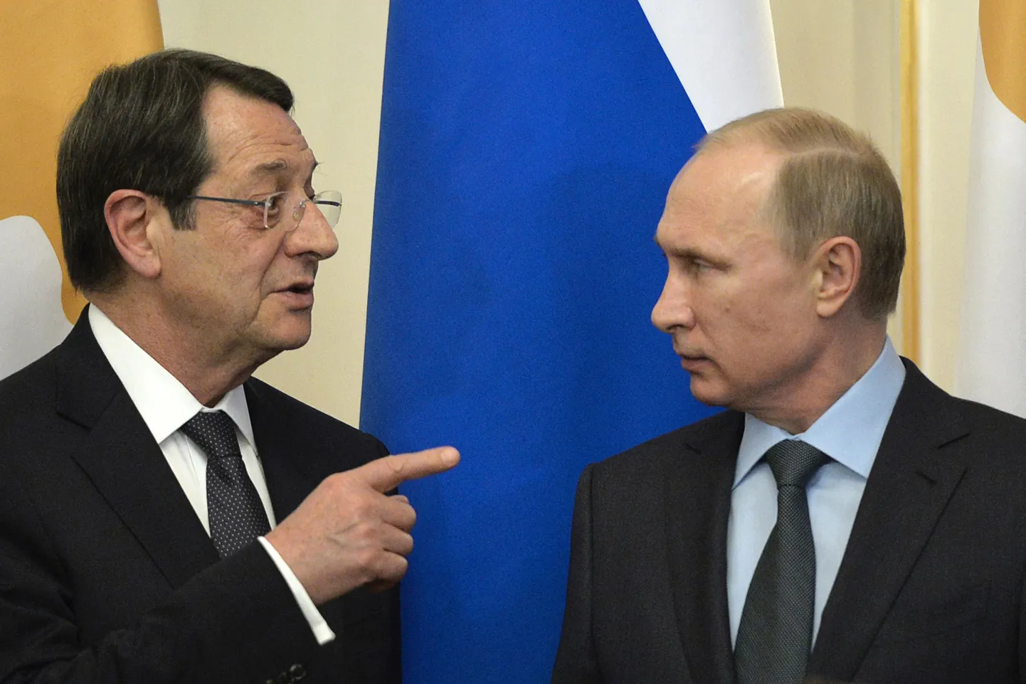 Küprose president Nikos Anastasiades Vene presidendi Vladimir Putiniga.