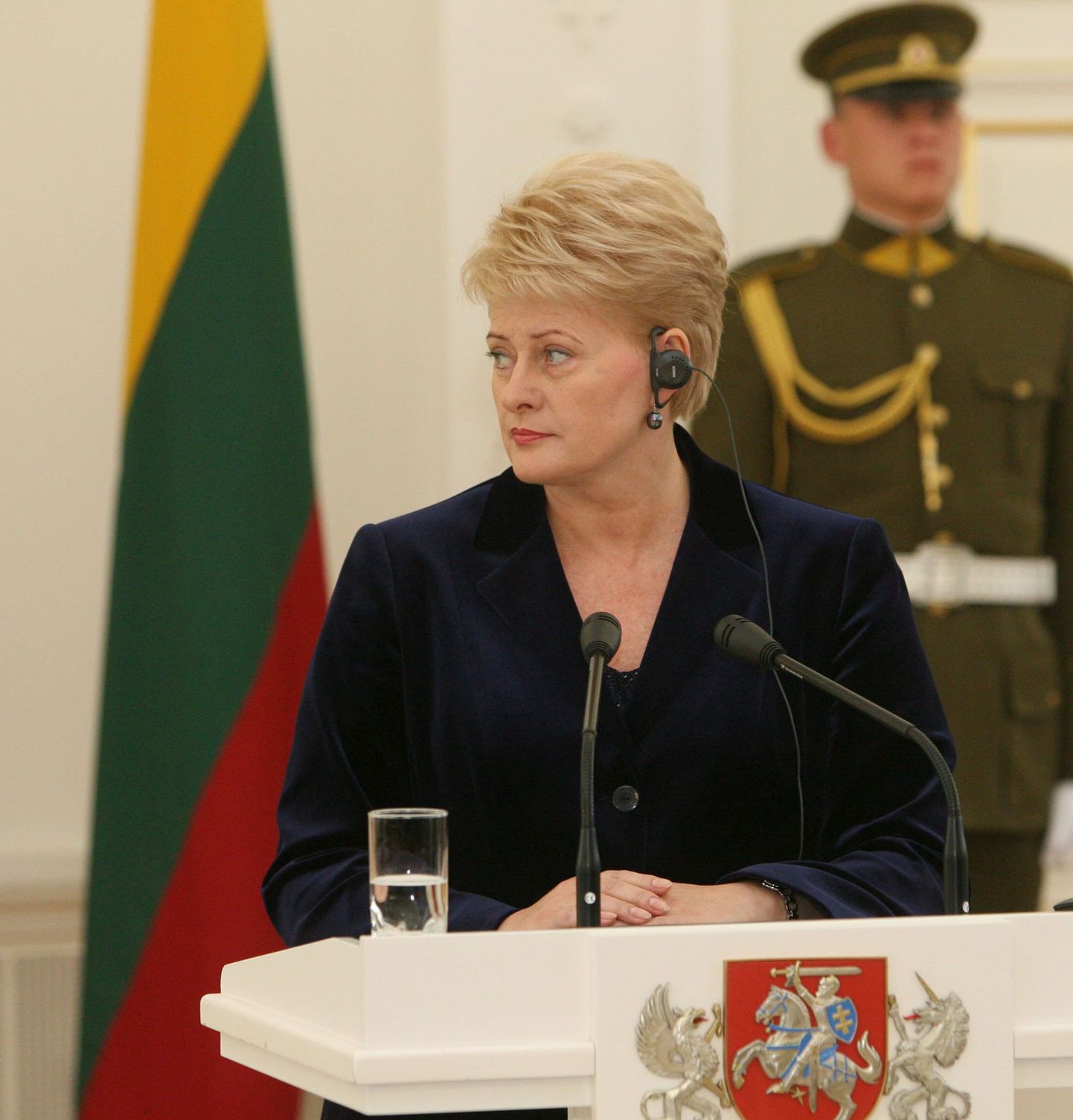 President Dalia Grybauskaite.