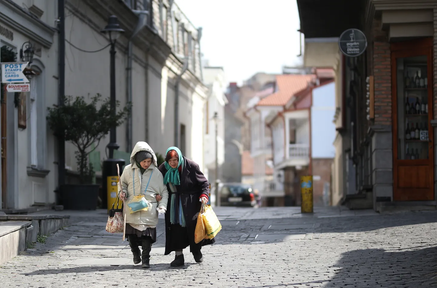 Gruusia pealinna Tbilisi kesklinn, 20.03.2020