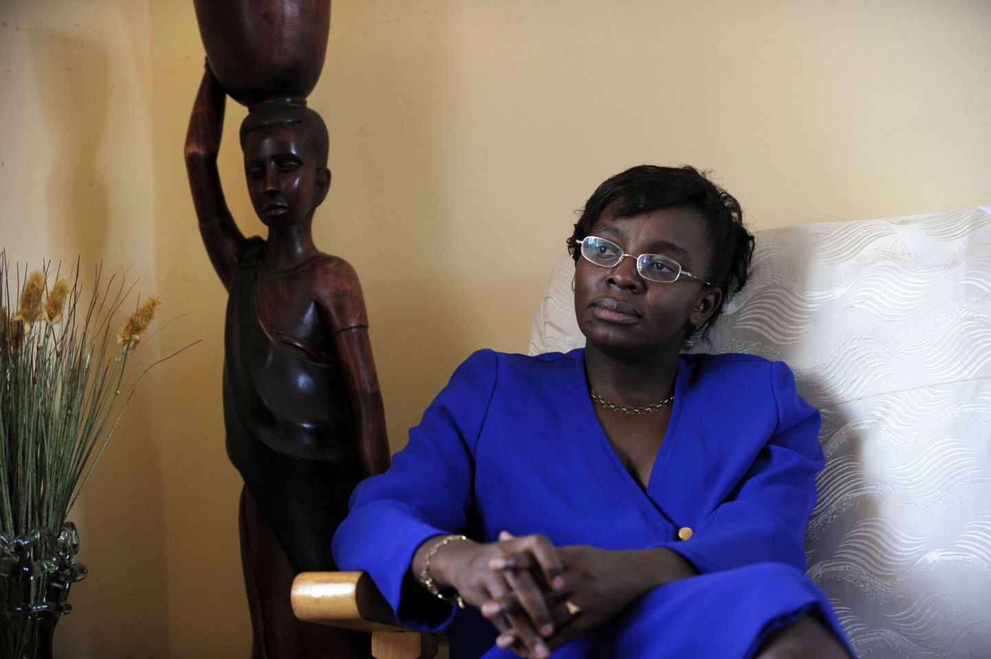 Opositsioonijuht Victoire Ingabire 2010. aastal.
