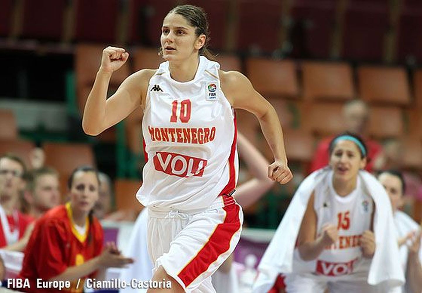Montenegro koondislane Jelena Dubljevic.