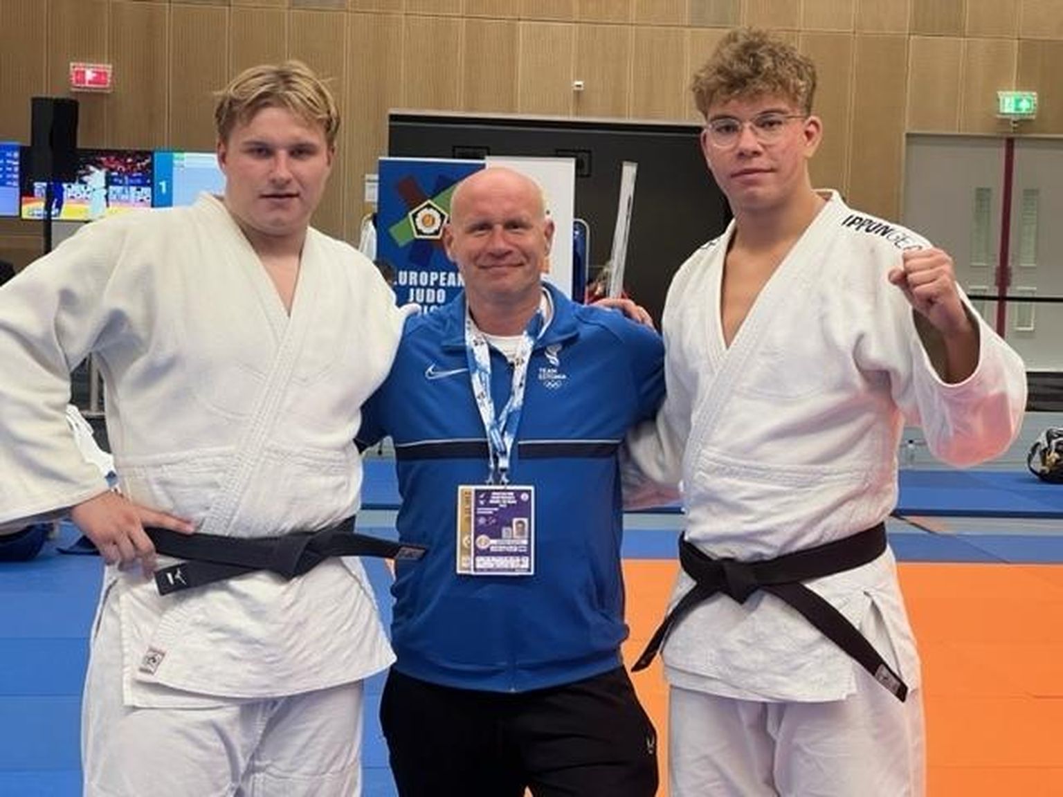 Olümpiko judoklubi kasvandik Kabriel Kirna (vasakul).