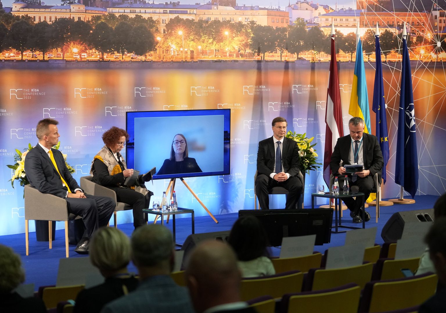 "The Riga Conference 2022" paneļdiskusija "Economy in the Age of Sanctions: National, Regional and Global Response"