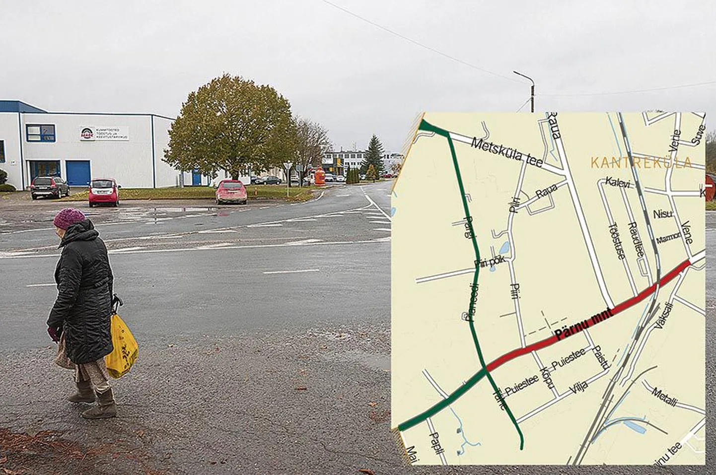 Kantreküla kõige kaugema piirkonna nelja tänava korrastamiseks annavad linn ja riik kokku 1,6 miljonit eurot. Viljandi üks peatänavaid Pärnu maantee aga Euroopa raha ei saanud. Rohkem kui autojuhtidele teeb linna tööstuspiirkond tuska jalakäijatele, kellele seal kõnniteid ei ole.