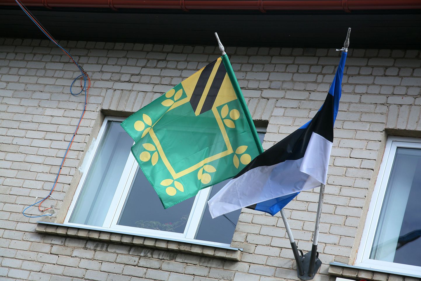 Lavassaare valla ja Eesti lipp.