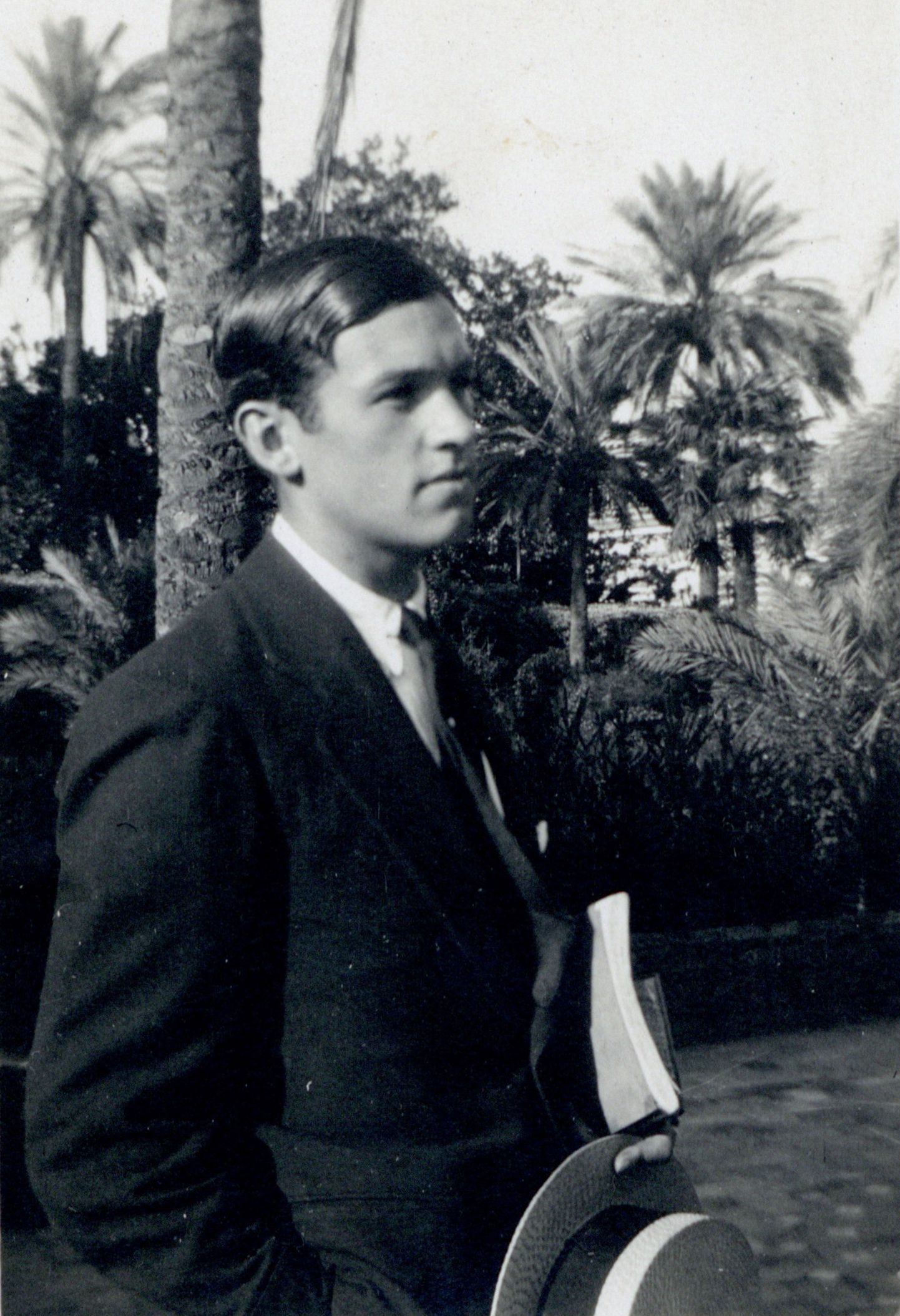 Jāzeps Grosvalds Spānijā 1913. gadā. Fotogrāfija no LNMM Jāzepa Grosvalda memoriālās kolekcijas.
