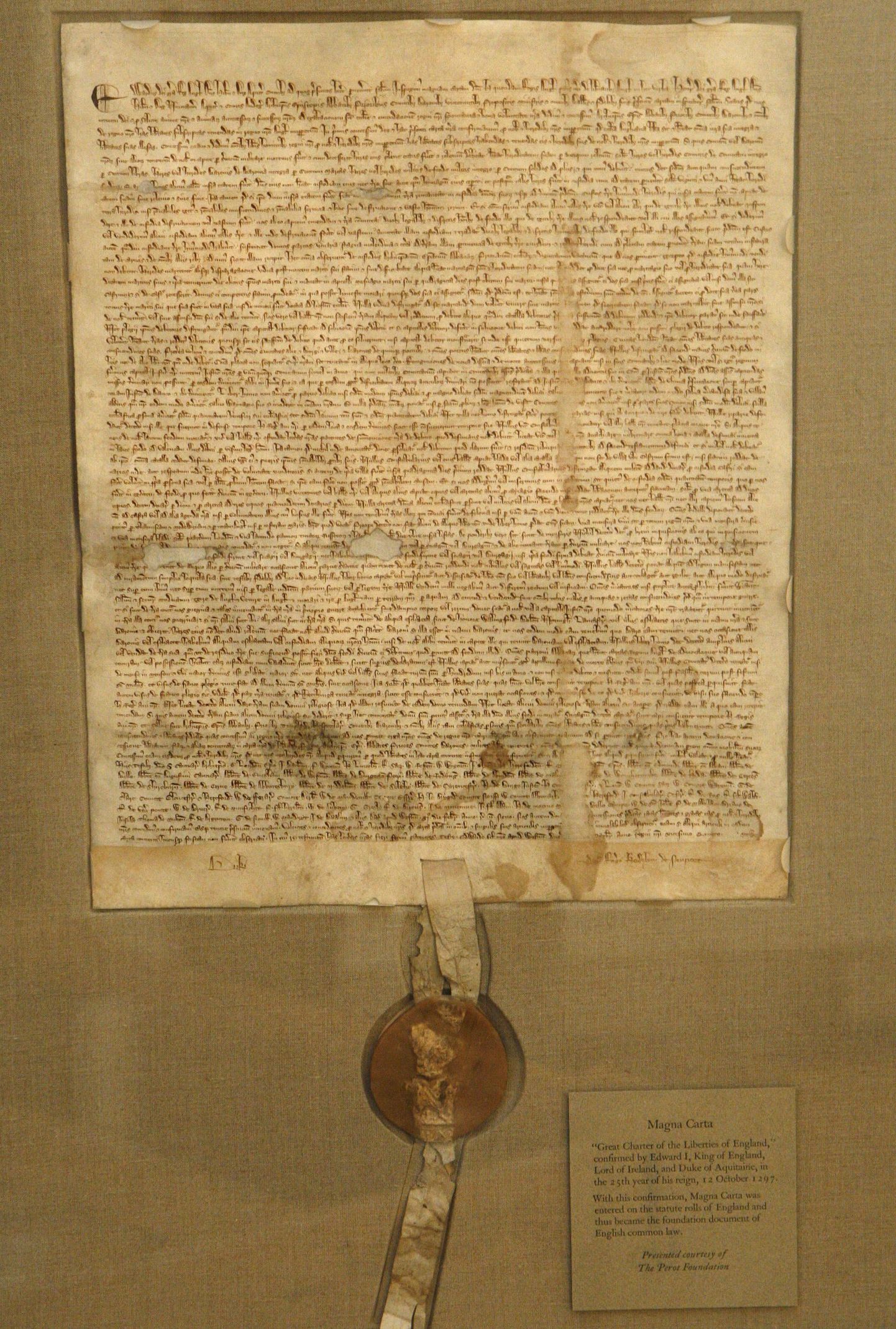 Magna Carta aastast 1297