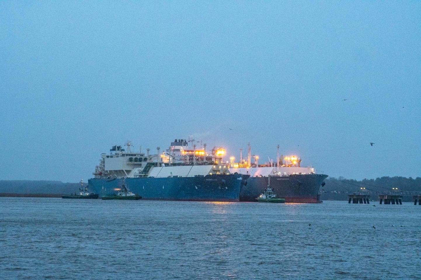 Equinori gaasitanker Isabella, mis tõi 17. jaanuaril Eesti Gaasi tellimusel Klaipėda sadamasse selle aasta esimese laevatäie Ameerika Ühendriikide päritolu veeldatud maagaasi (LNG). Pilt on illustreeriv.