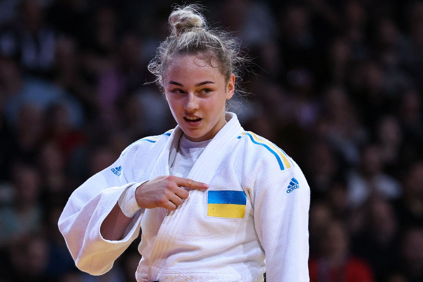 Ukraina judokas Daria Bilodid, kes oli 2019. aastal euroopa- ja maailmameister.