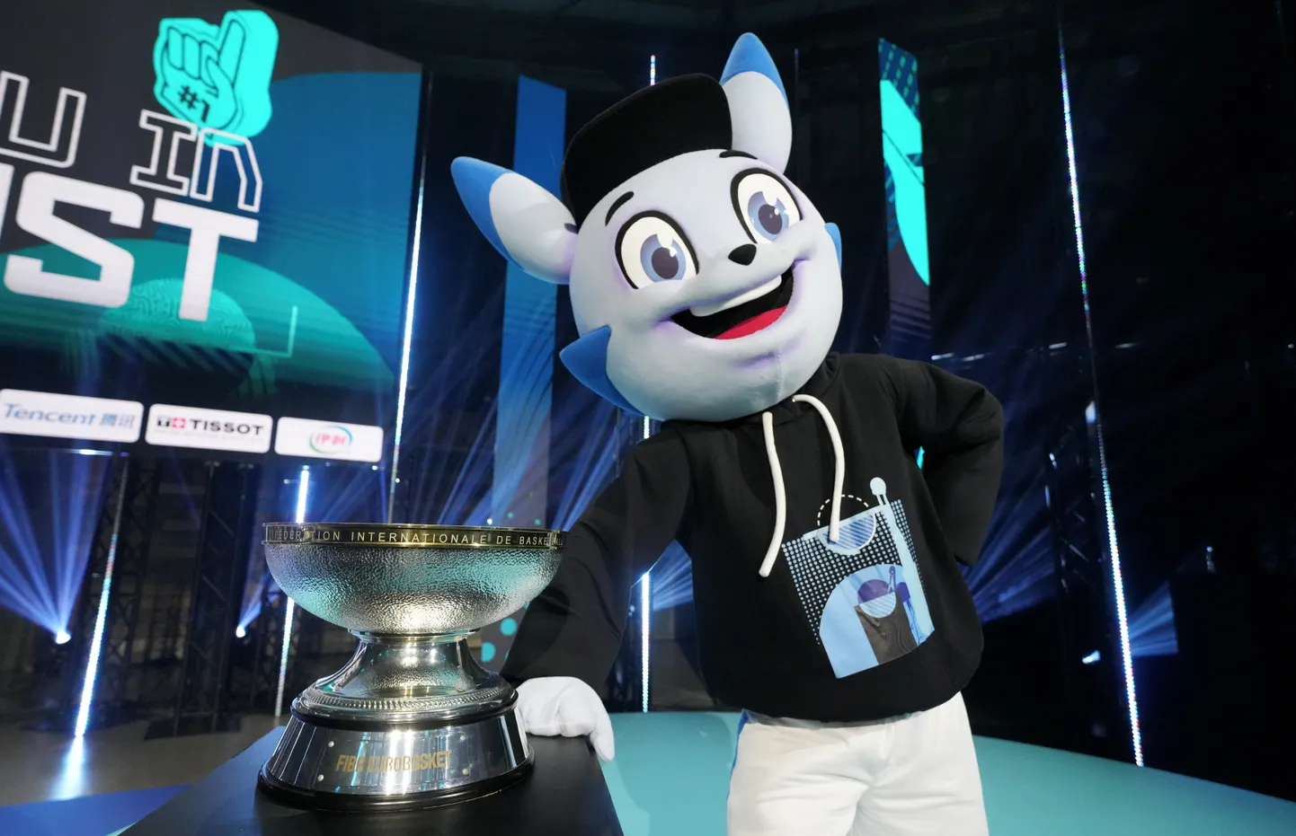 "EuroBasket 2025" oficiālais talismans Markijs Marks