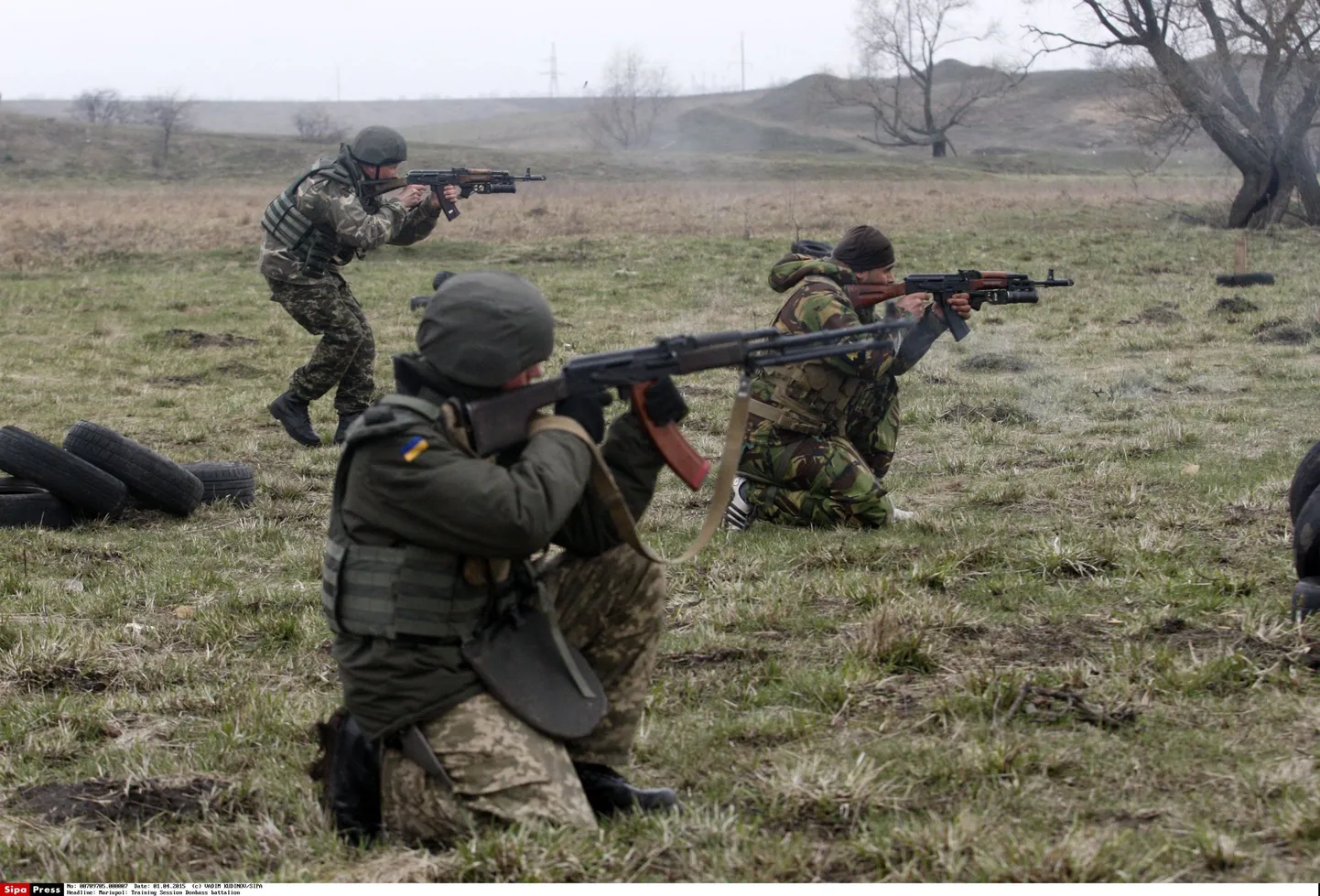 Ukraina Donbassi pataljoni sõjaväelased.