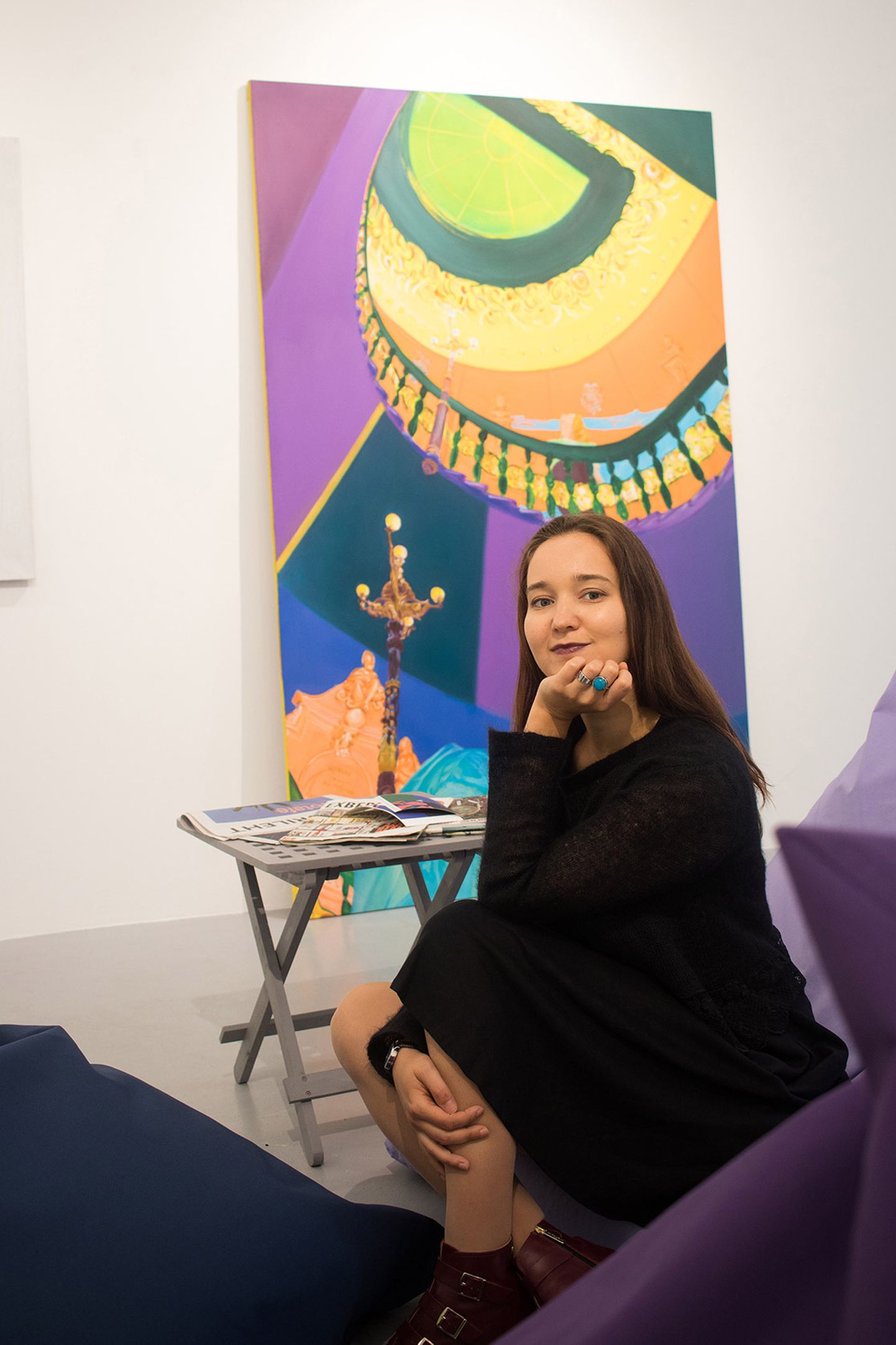Anastasia Lemberg-Lvova avatud stuudios Kogo galeriis.