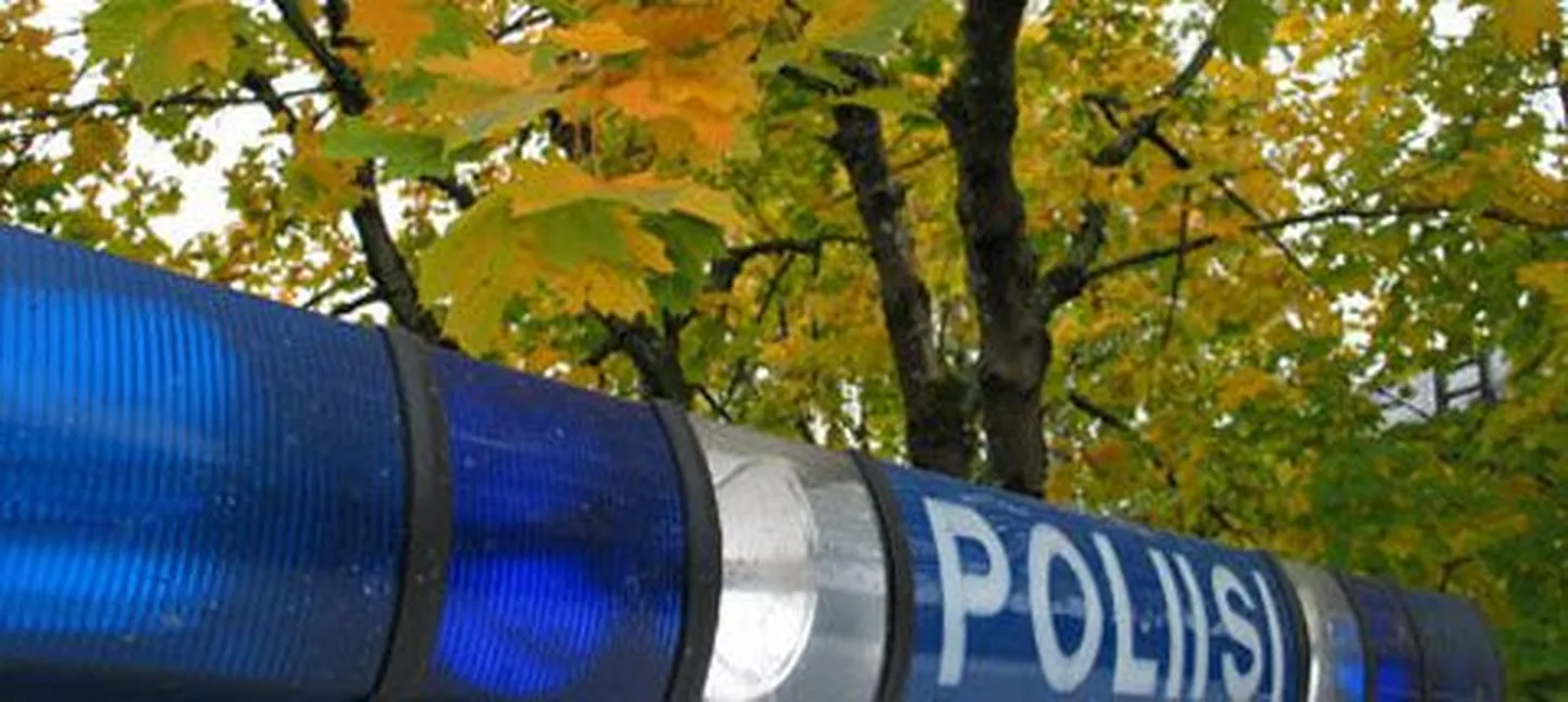 Plafoon Soome politseiauto katusel