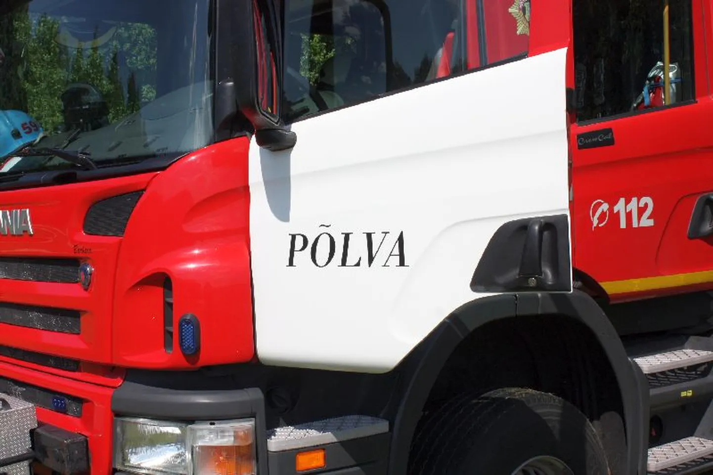 Põlva päästeauto.