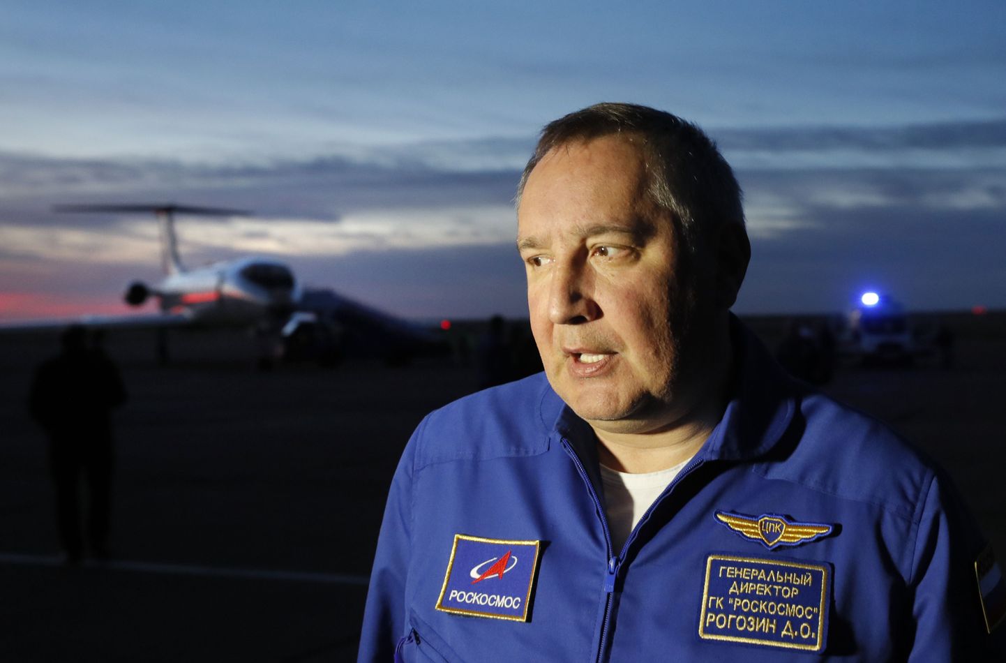 Krievijas kosmosa aģentūras “Roskosmos” vadītājs Dmitrijs Rogozins