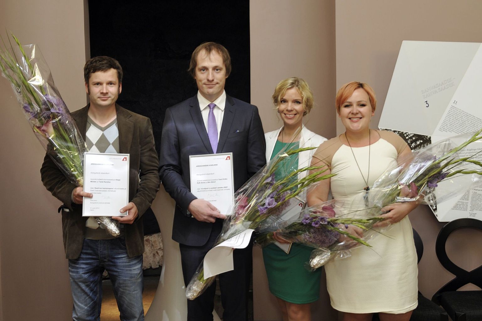 2014. aasta Arenguideede konkursi võitjad.