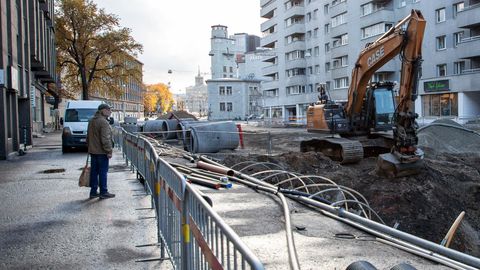 Дорожные работы в центре Таллинна сильно вредят местным предпринимателям