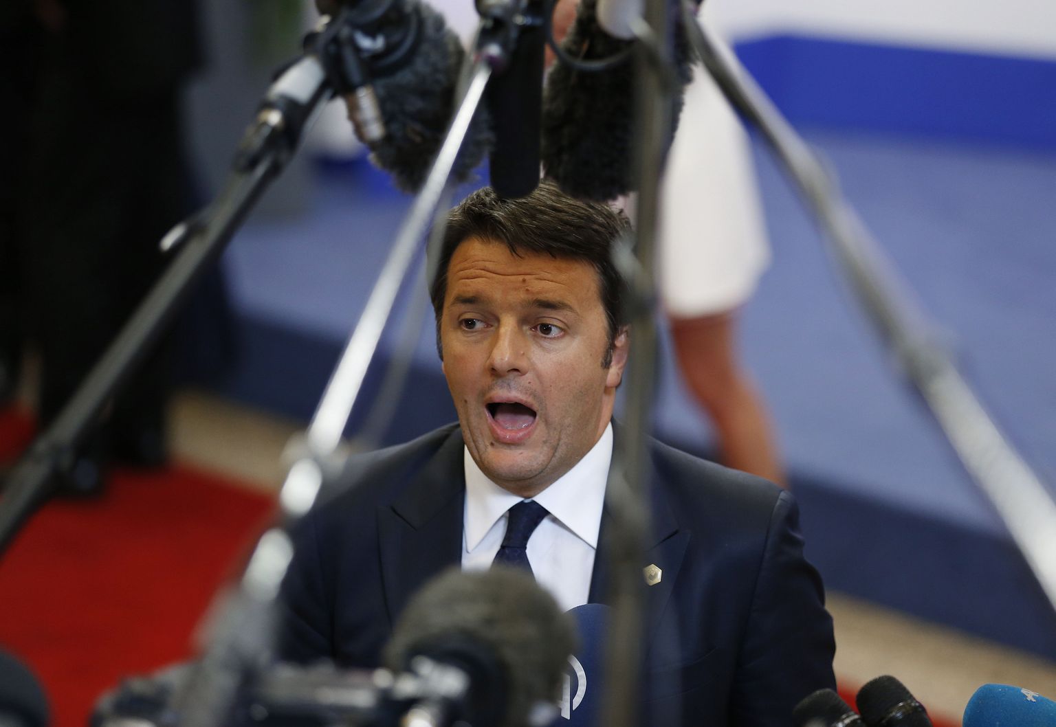 Itaalia peaminister Matteo Renzi eile Brüsselis.