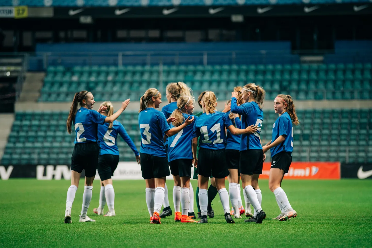 Tüdrukute U17 jalgpallikoondis.