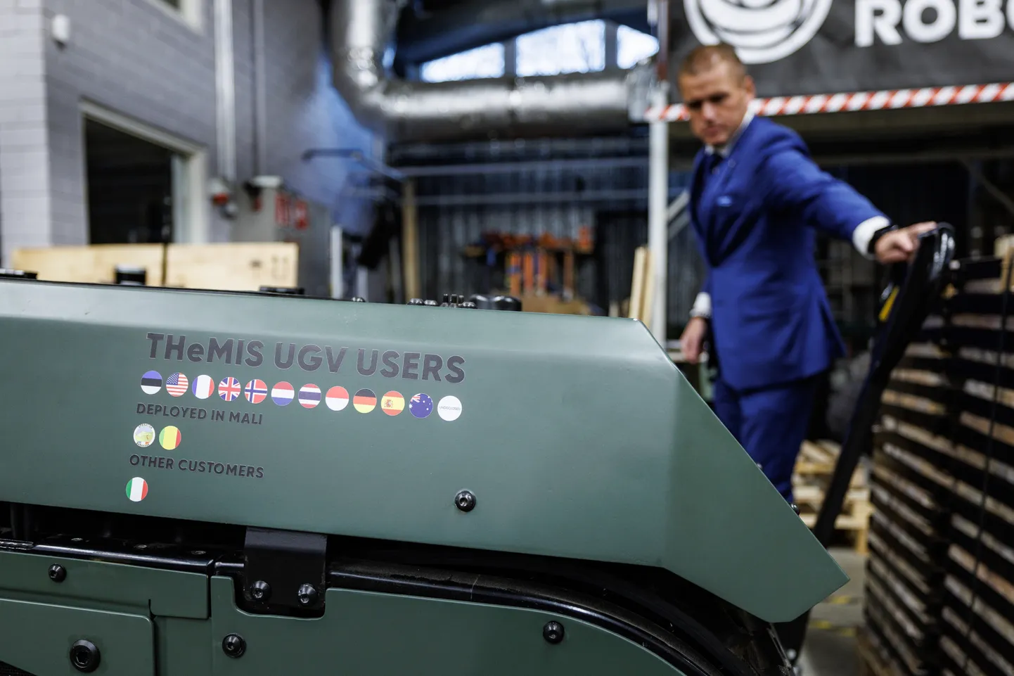 Milrem Robotics juhatuse esimees Kuldar Väärsi.