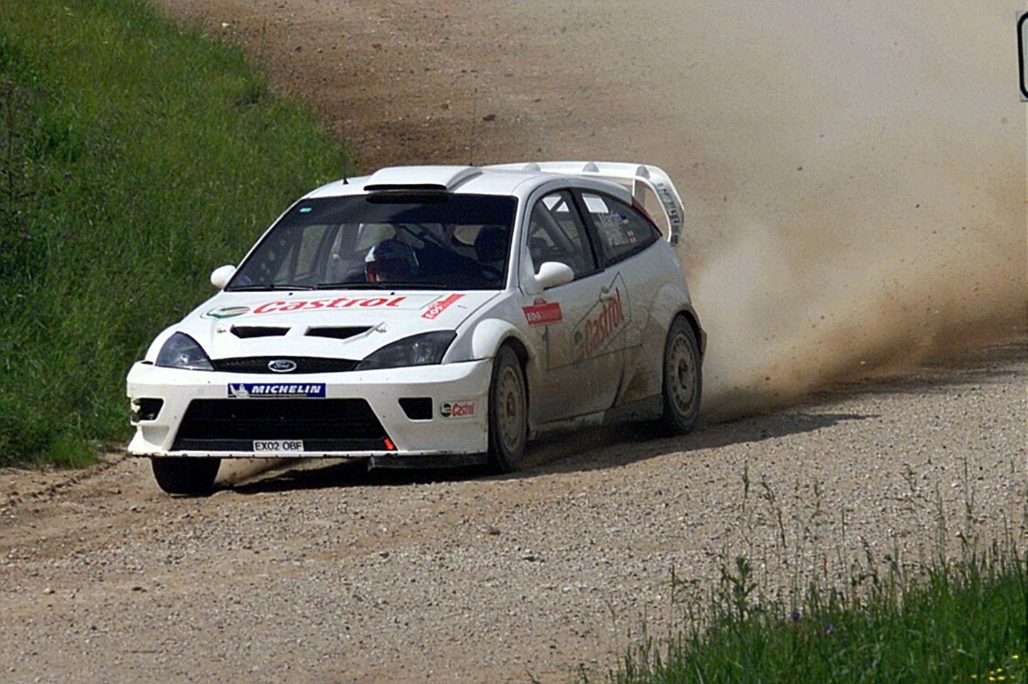 Markko Märtin 2003. aastal Fordi roolis.