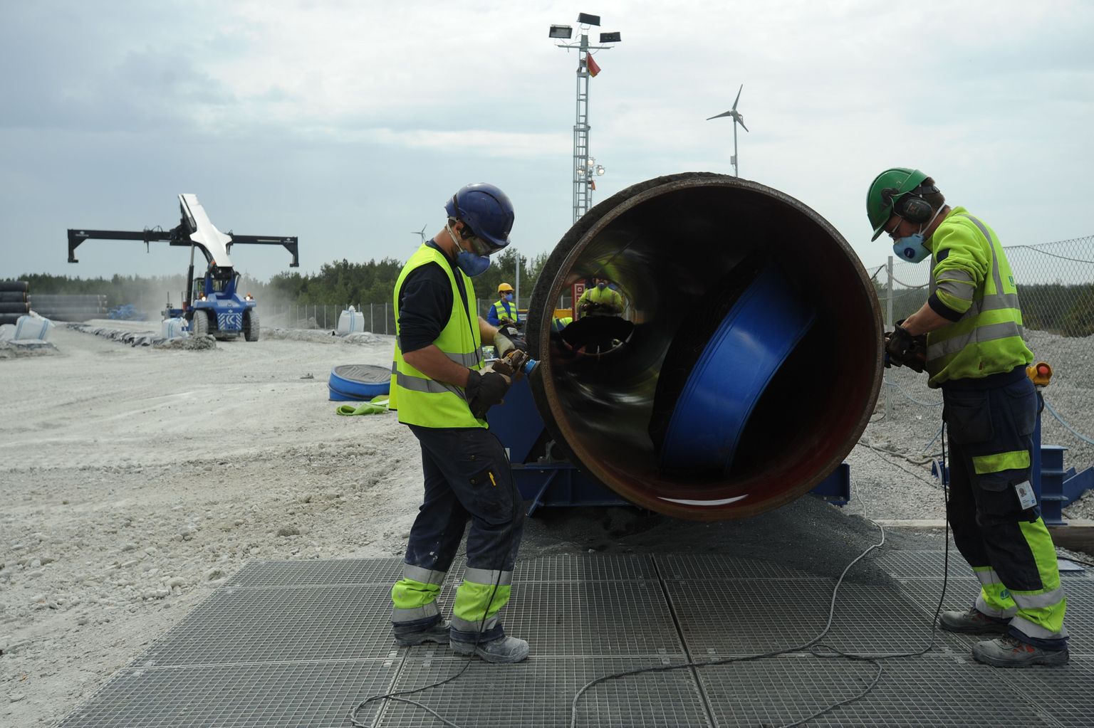 Nord Streami gaasitorustiku detailid Gotlandi saarel.