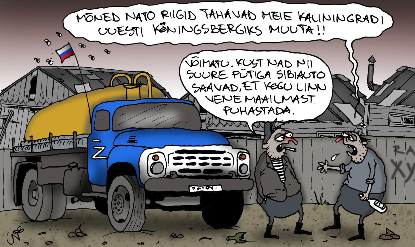 Urmas Nemvalts joonistab.