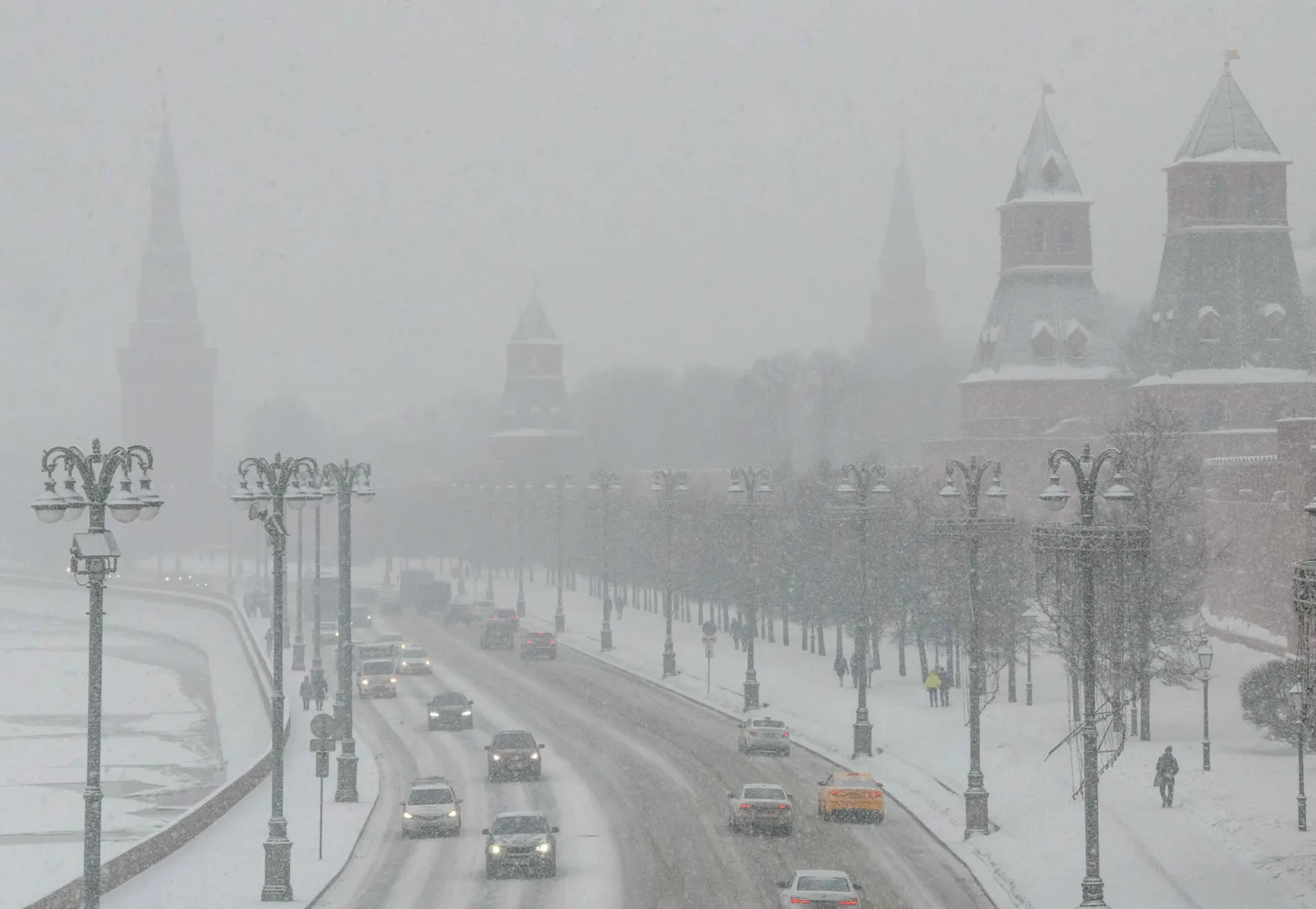 Moskva, Kreml 2. veebruaril.