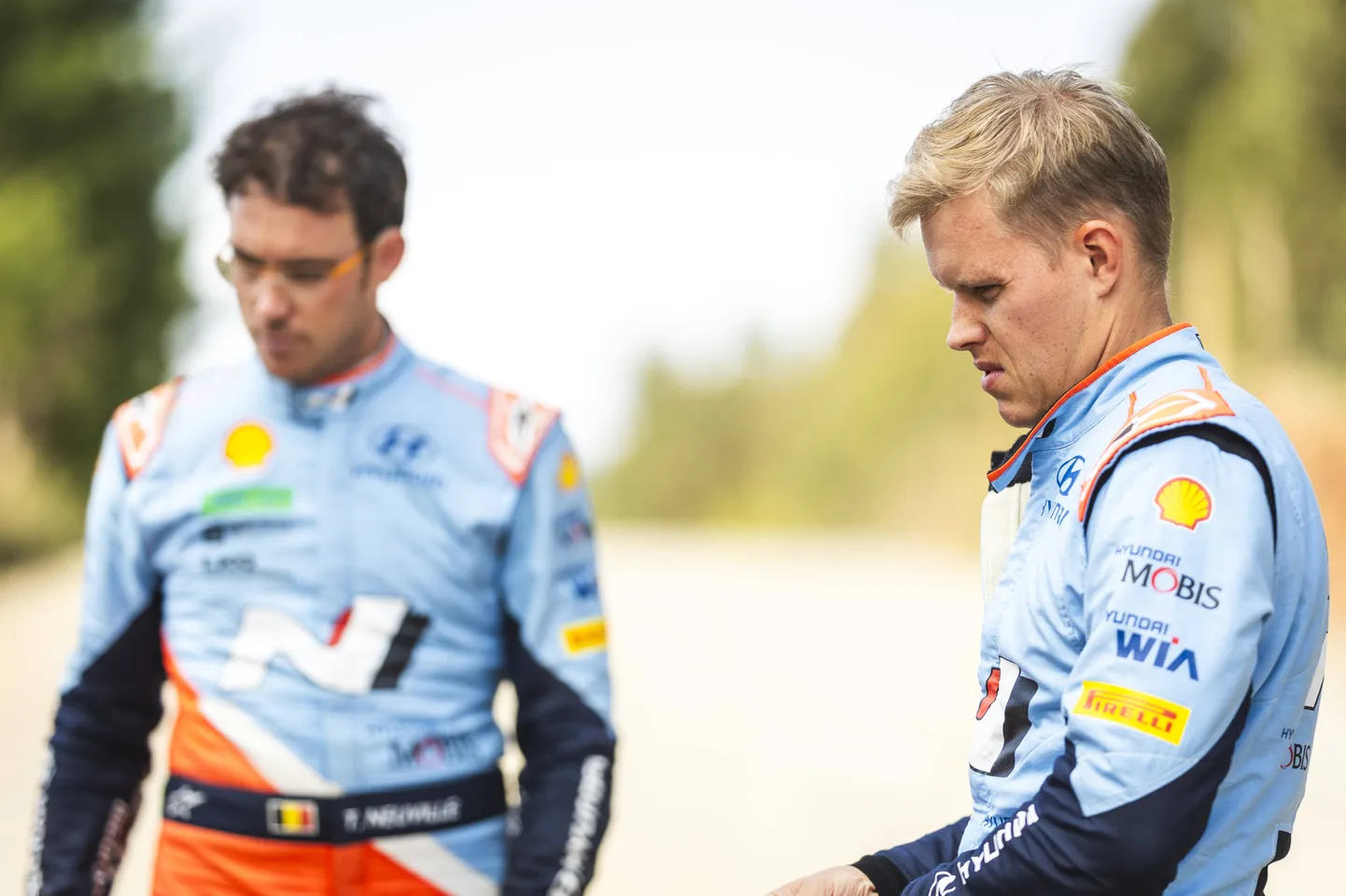 Ott Tänak (paremal) koos Thierry Neuville'iga.