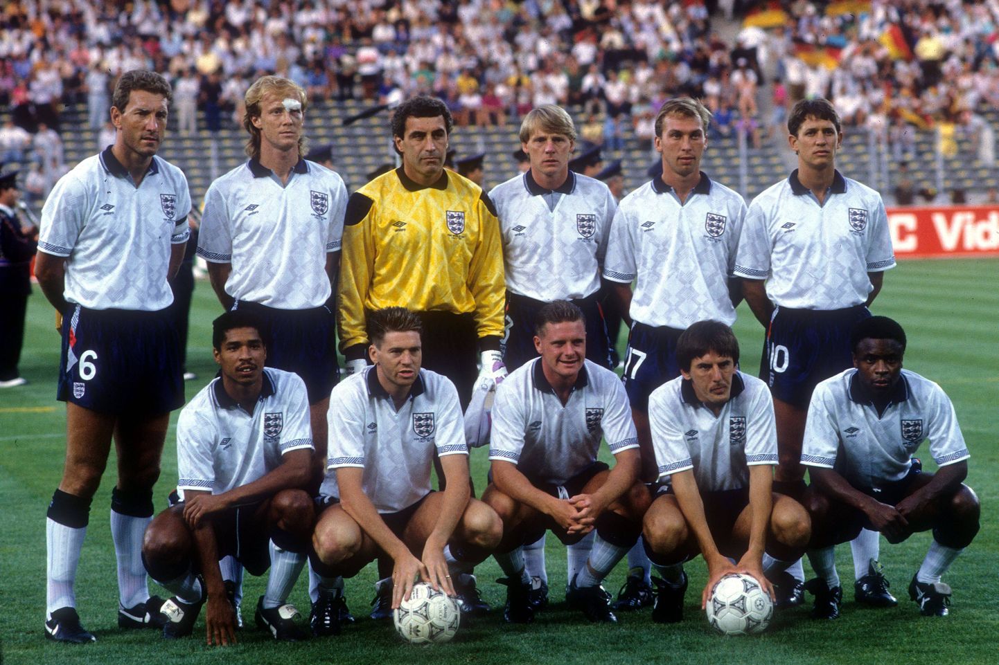Inglismaa jalgpallikoondis 1990. aasta MM-finaalturniiril.