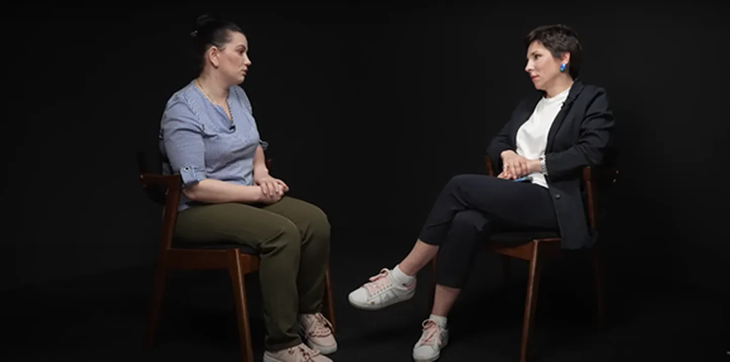 Katerina Gordejeva intervē bojāgājušā Vadima māti Tatjanu Kolodiju
