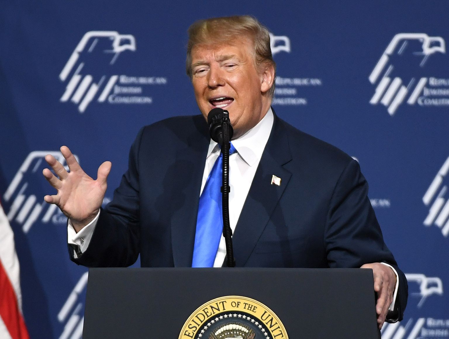 USA president Donald Trump.
