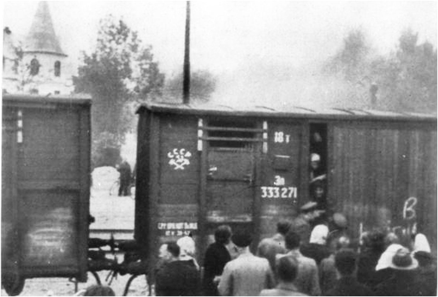 Депортация жителей Латвии со станции Огре (14 июня 1941 года)
