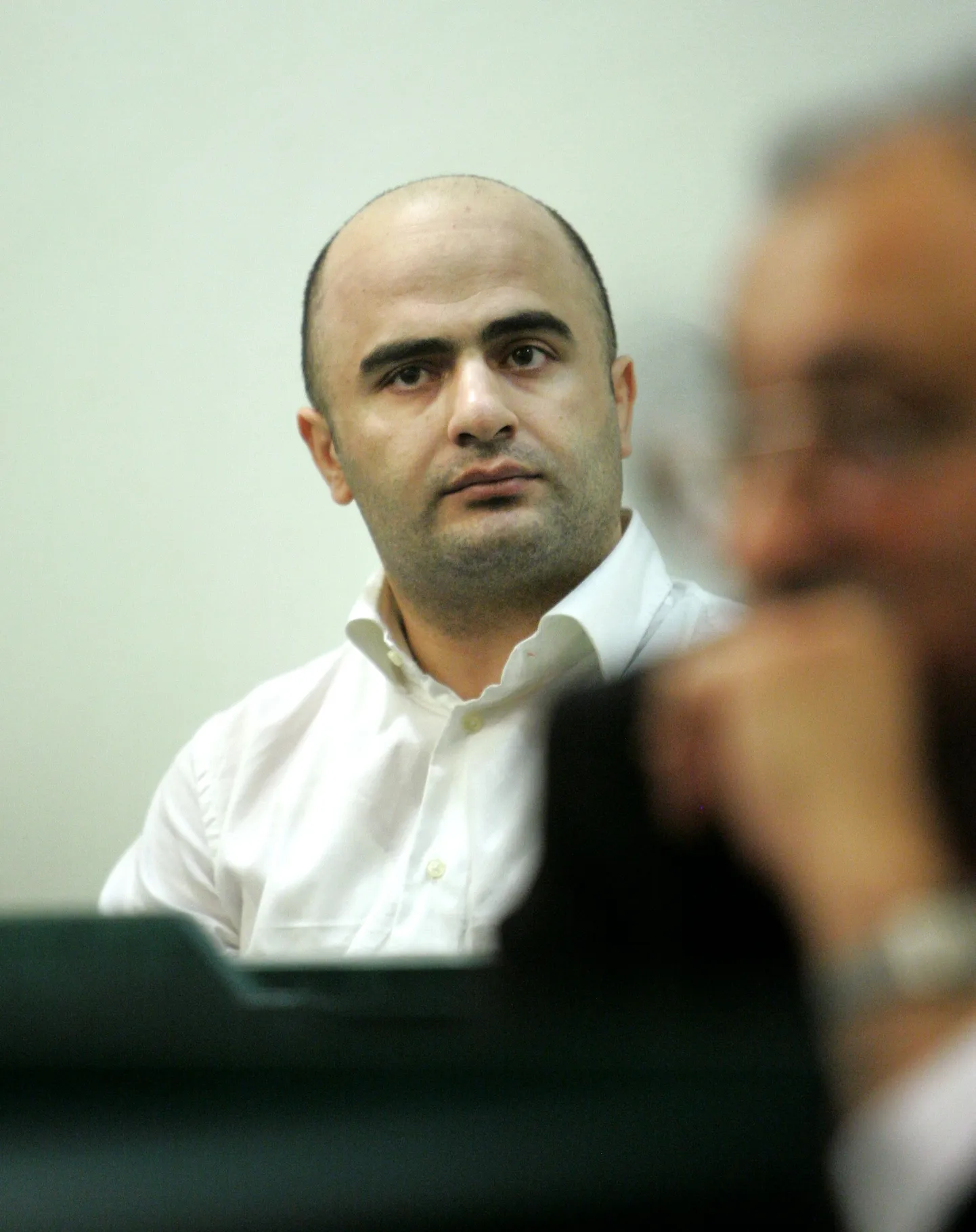Ахлиман Зейналов в зале суда.