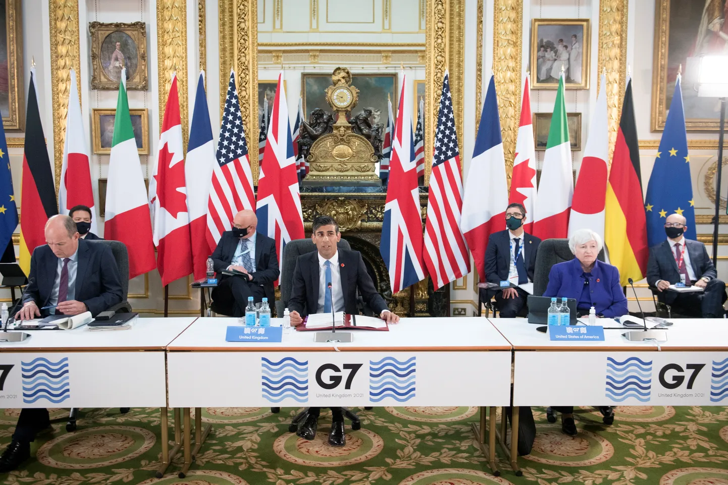 Встреча министров финансов G7 в Лондоне
