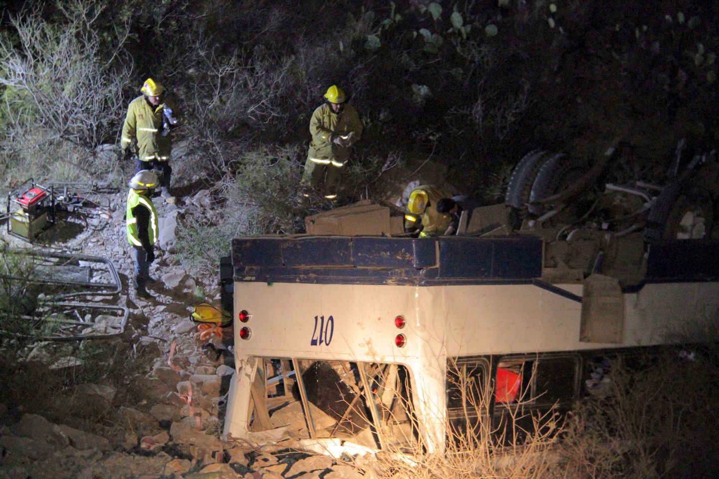 Bussiõnnetus Mehhikos Durango osariigis