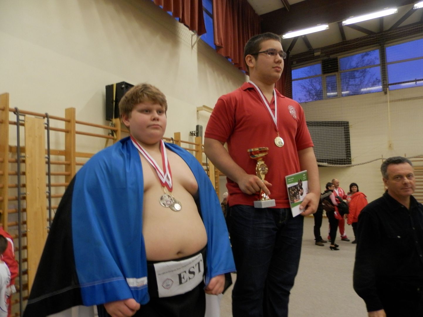 U12 vanuseklassi Euroopa meister raskekaalus Xsander Solbaja näitas Ungaris peetud võistlusel, et on konkurentsivõimeline ka kadettide raskekaalus.