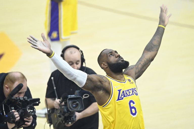 Lebron James (pildil) ja Los Angeles Lakersil tänavu NBA play-offi asja ei olnud.