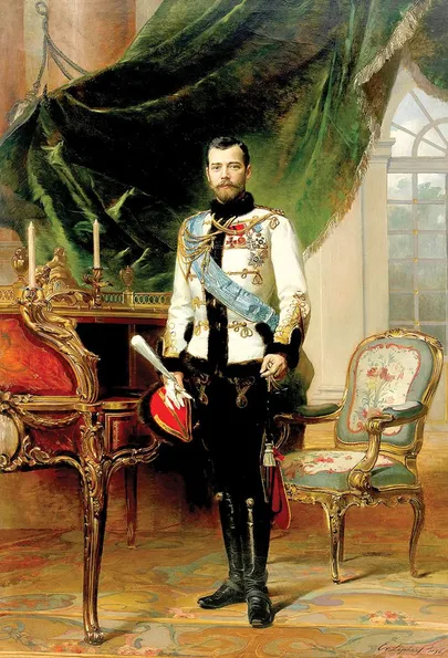 Ernst Lipharti maal keiser Nikolai Teisest.