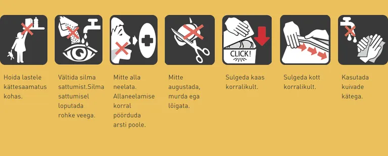 Ohutusnõuded. Allikas: EKTL