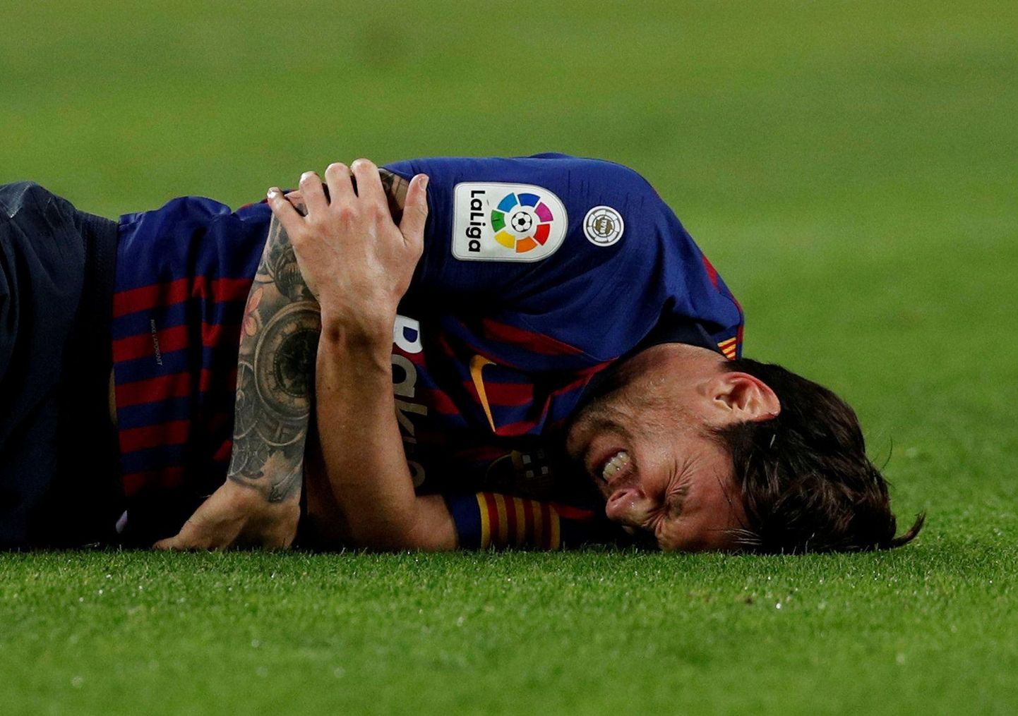 Lionel Messit ootab mitme nädala pikkune mängupaus. FOTO: Albert Gea/Reuters/Scanpix