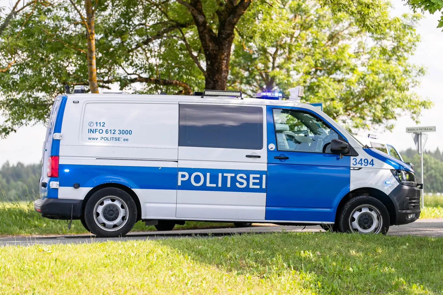 Politseiauto. Foto on illustratiivne.