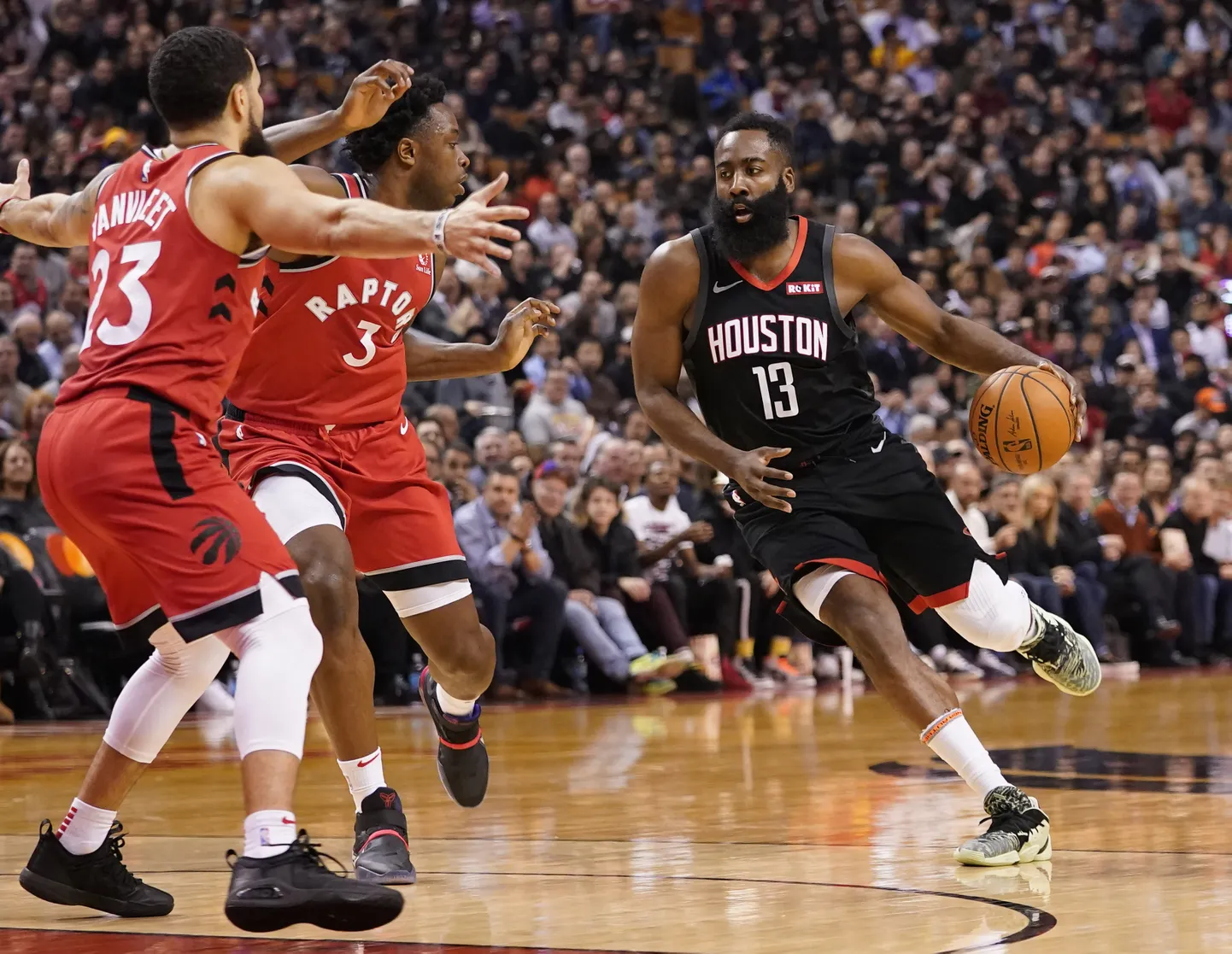 James Harden läbimurdel.