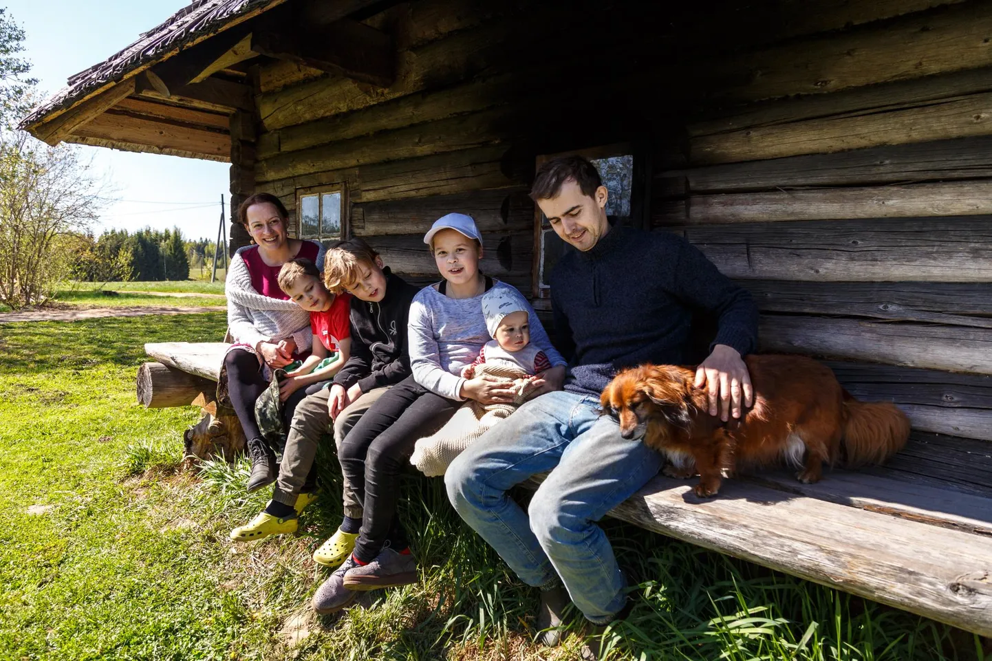 Neli last peres pole sugugi palju, arvab pereema Katrin Soon: «Võiks ju rohkemgi olla, lapsed on ju toredad.»