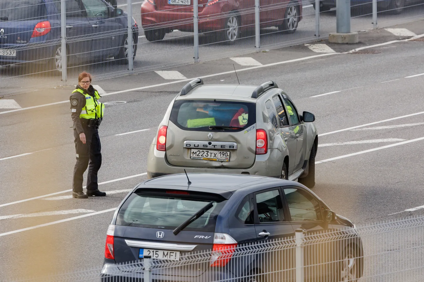 Vene numbrimärkidega autode kontroll A terminalis